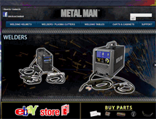Tablet Screenshot of metalmangear.com